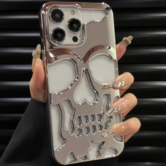 3D Hollow Skull Callous Phone Case for iPhone