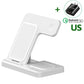 100W 3 in 1 Wireless Charger Stand For iPhone  Fast Foldable Charging Station Dock For Apple Watch AirPods Pro