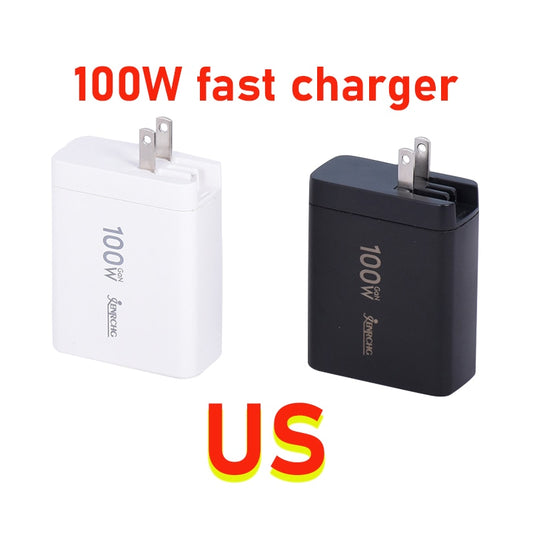 4 in 1 gan 100w usb type c charger pd qc quick charger laptop fast charging station for apple macbook ipad iphone accessories